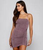 Simply Sultry Slinky Knit Mini Dress