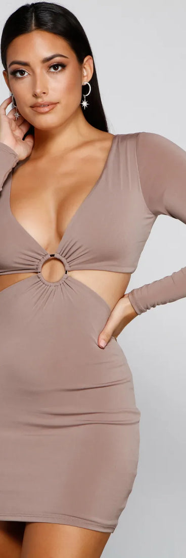 Strike A Pose Cutout Bodycon