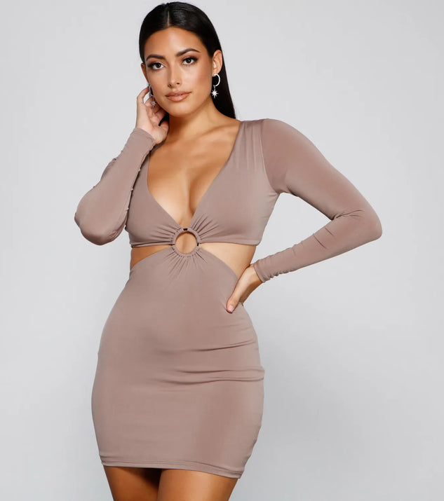 Strike A Pose Cutout Bodycon