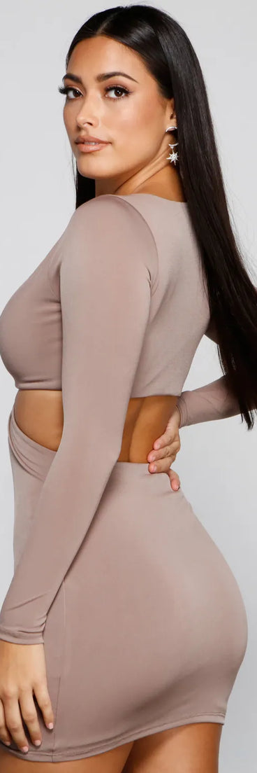 Strike A Pose Cutout Bodycon