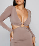 Strike A Pose Cutout Bodycon