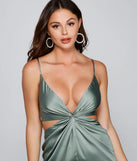 Such A Beauty Satin Slip Dress