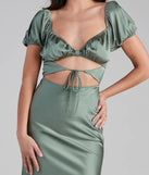 Elevated Beauty Satin Midi Dress