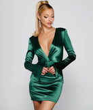 Glam Celebration Satin Bodycon