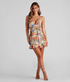 Sunday's Best Floral Cutout Dress