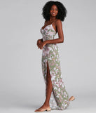 Chasing Sunsets Floral Maxi Dress