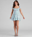 Flower Power Skater Dress