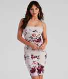 Chic Romance Floral Midi Dress
