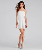 Pretty In Lace Crepe Skater Dress