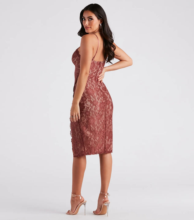 Lovestruck Lace Midi Dress | Windsor