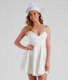 Must V-Love Ponte Skater Dress
