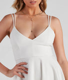 Must V-Love Ponte Skater Dress
