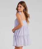 Sway With Me Chiffon Dot Tiered Dress