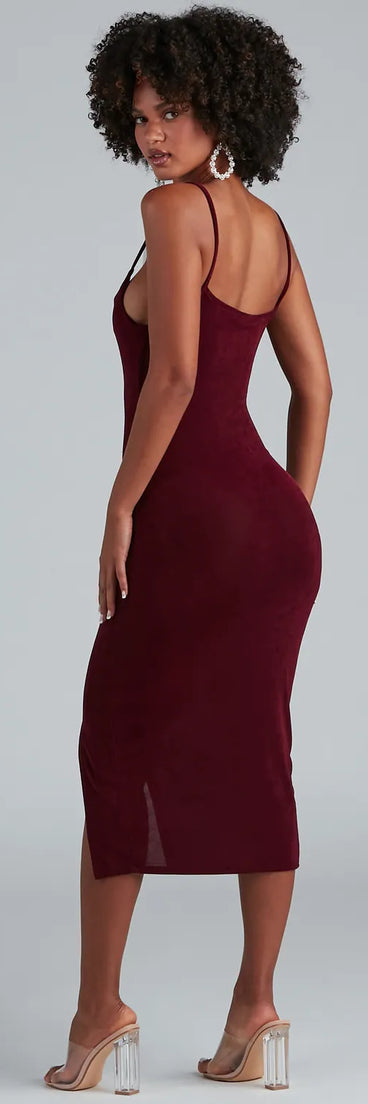 Curves Ahead Midi Bodycon Dress