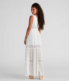 Summer Frolic Crochet Maxi Dress