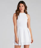 Classic Beauty Layered Skater Dress