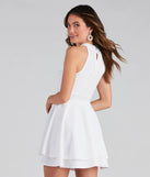 Classic Beauty Layered Skater Dress