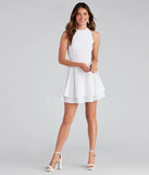 Classic Beauty Layered Skater Dress