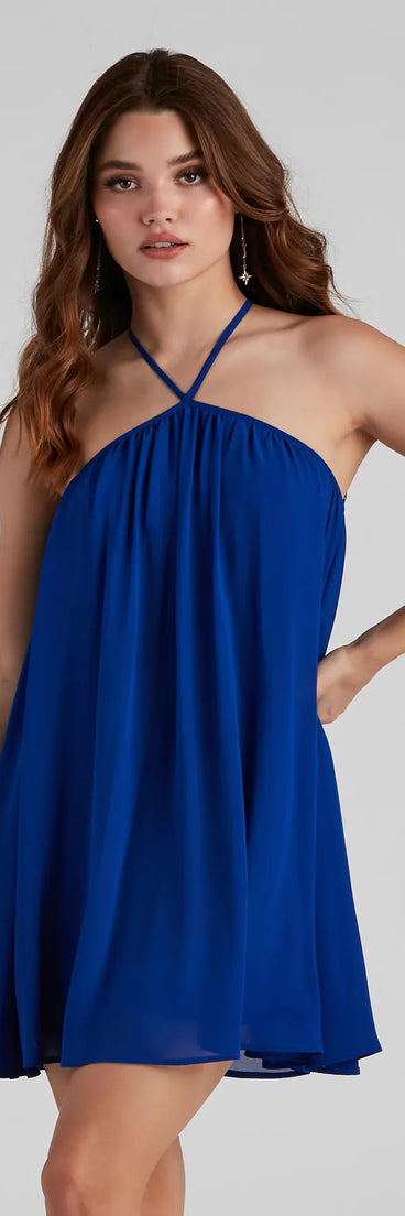 Palisades Beauty Chiffon A-Line Dress