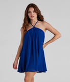Palisades Beauty Chiffon A-Line Dress