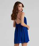 Palisades Beauty Chiffon A-Line Dress