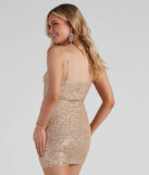 Party Starter Sequin Wrap Dress