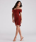 Smooth And Chic Wrap Mini Dress