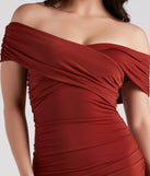 Smooth And Chic Wrap Mini Dress