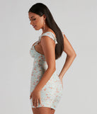Plant One On Me Floral Mini Dress