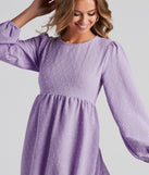 Whimsy Charm Swiss Dot Skater Dress