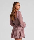 Effortless Muse Chiffon Skater Dress