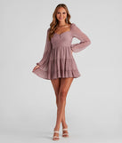 Effortless Muse Chiffon Skater Dress