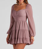 Effortless Muse Chiffon Skater Dress