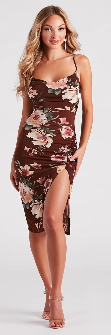 Tending The Blooms Floral Midi Dress