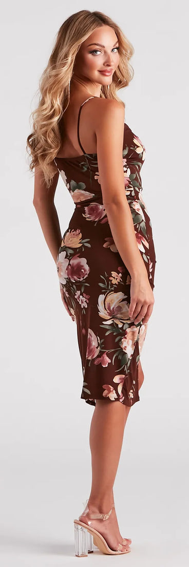 Tending The Blooms Floral Midi Dress
