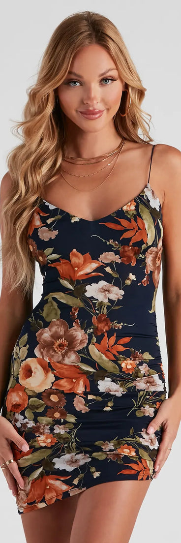 Gorgeous View Floral Mini Dress