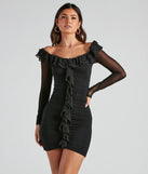 Drinks With The Girls Mesh Mini Dress