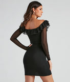 Drinks With The Girls Mesh Mini Dress