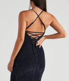 Craving Shine Glitter Midi Dress