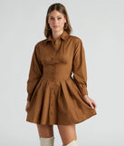 Fall Ritual Poplin Shirt Dress