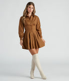 Fall Ritual Poplin Shirt Dress