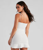 Flirty Moves Ruffle Detail Mini Dress