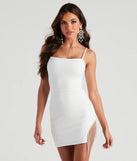 Chance To Shine Rhinestone Trim Dress