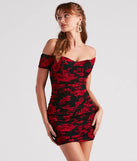 Midnight Mood Floral Mesh Dress