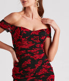 Midnight Mood Floral Mesh Dress