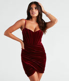 All The Luxe Vibes Velvet Mini Dress