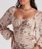 Effortless Beauty Floral Mini Dress