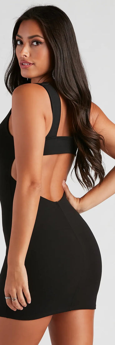 Simple Stunner Sleeveless Mini Dress