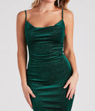 A Taste For Glitter Velvet Midi Dress