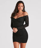 A Lil Shimmer Sequin Lace Dress